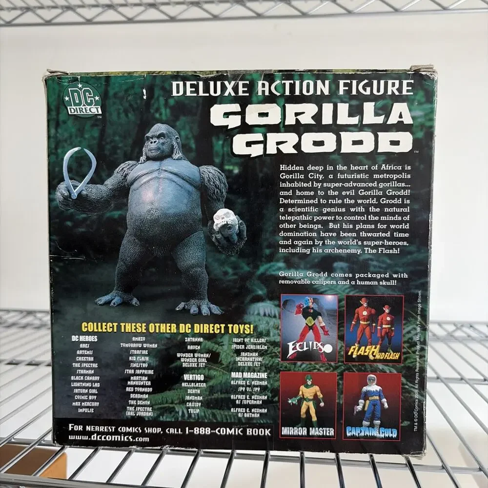 DC Direct Gorilla Grodd Deluxe Action Figure Flash Rogues Gallery NEW